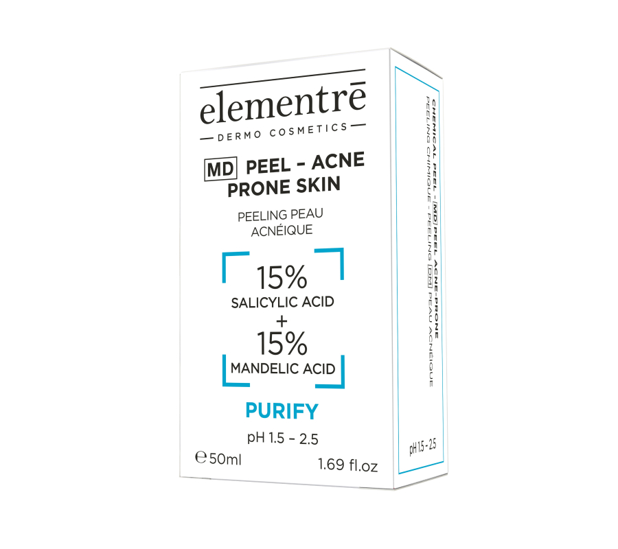 Пилинг для проблемной кожи Анти-акне MD PEEL ACNE PRONE SKIN 15% SALICYLIC 15% MANDELIC ACIDS 50 мл